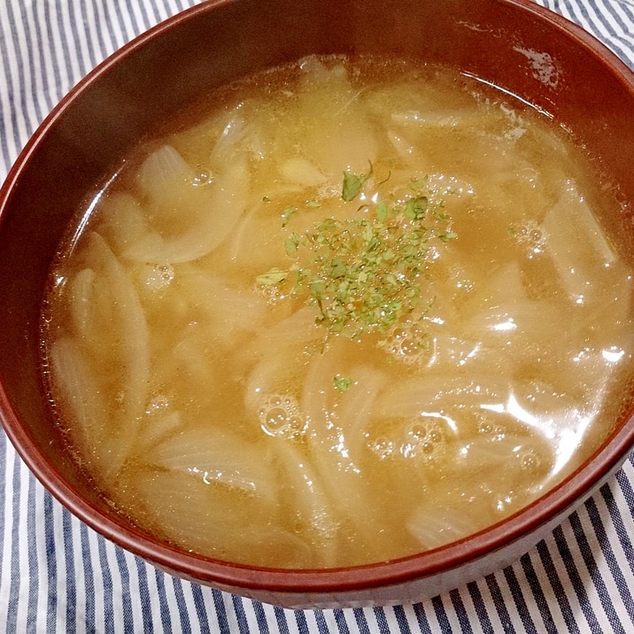 新玉ねぎのとろとろスープ（圧力鍋）